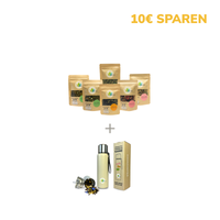 Kleines BIO Tee Probier-Bundle mit Thermoskanne