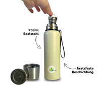 CommuniTea Thermoskanne mit Teesieb | 750ml
