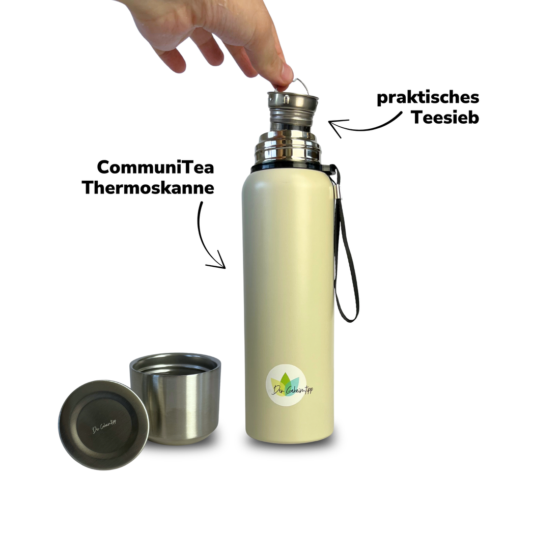 Kleines BIO Tee Probier-Bundle mit Thermoskanne